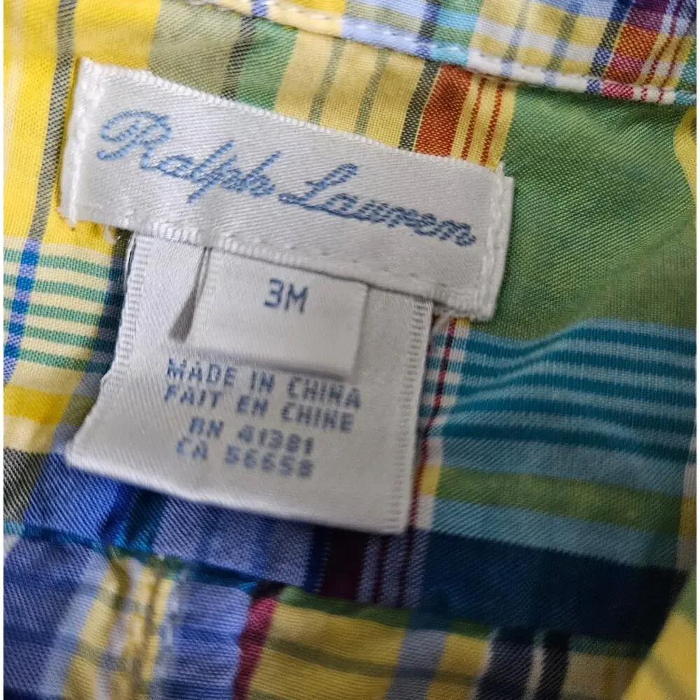Ralph Lauren Baby Romper Bundle sz 3M